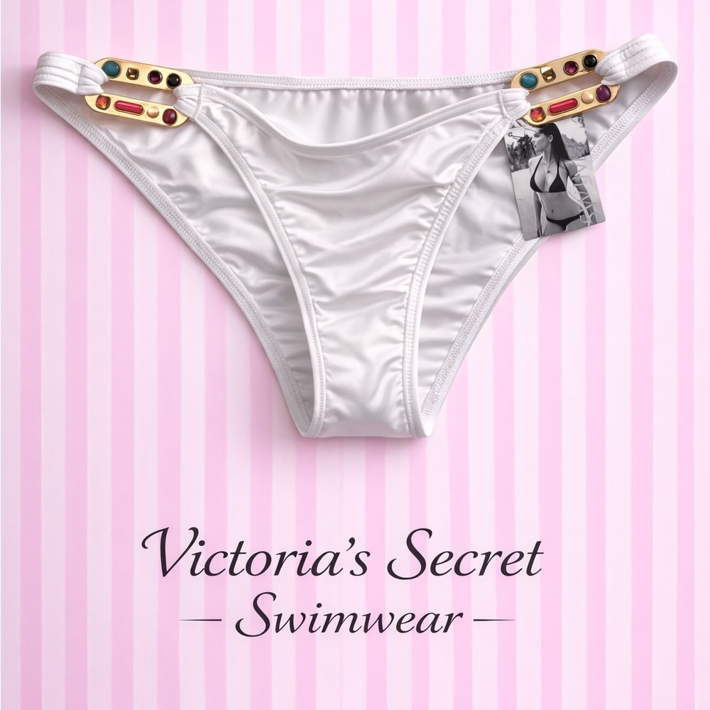 Victoria’s Secret Vintage 2009 Bikini Bottom w/Jewel Accents (Size M)